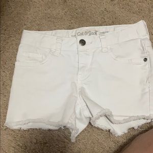 White cat and jack shorts kids